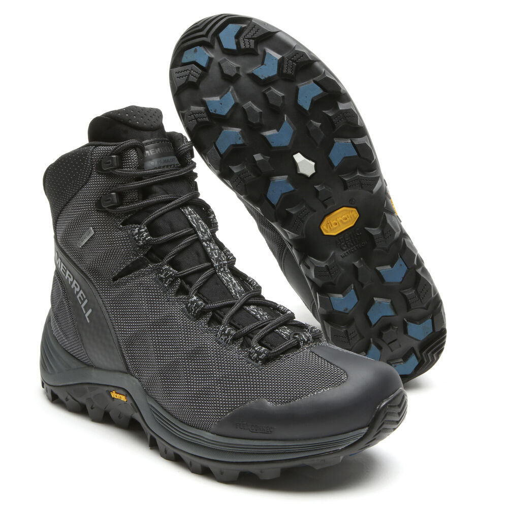 Vibram Sole Merrell THERMO ROGUE 6" GTX Womens Hiking Boots Black Australia (PZM039412)